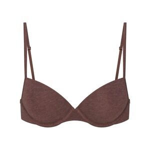 Skims Everyday Cotton Ultimate Bra - NWOT - Heather Cocoa - 38C